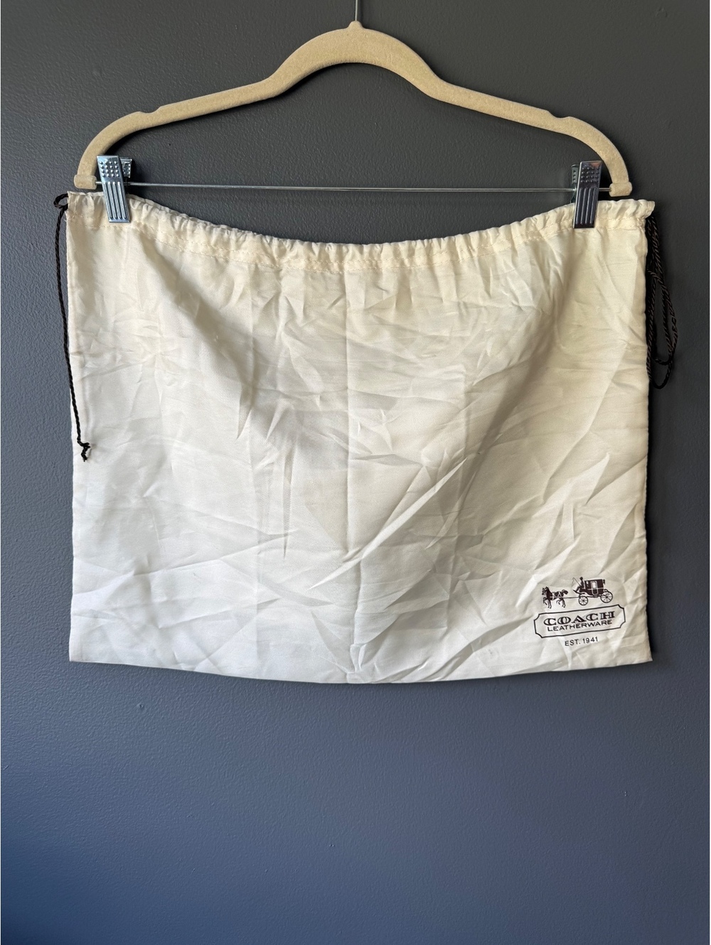 Coach Leatherware Dust Bag Drawstring Storage Pouch